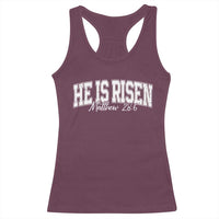 He Is Risen Racerback Tank Top Easter Day Christian Jesus Religious Gift