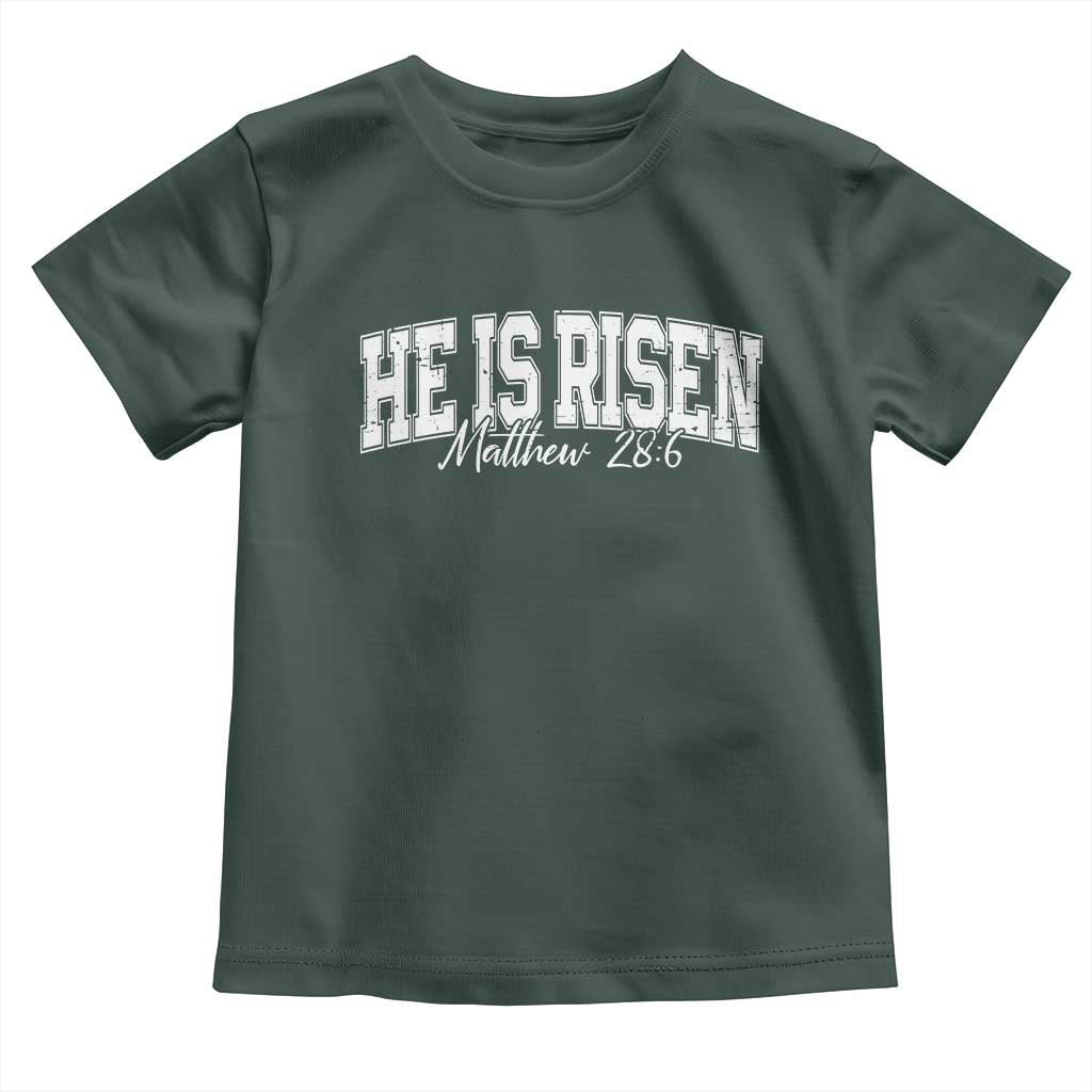 He Is Risen Toddler T Shirt Easter Day Christian Jesus Religious Gift