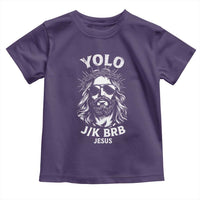 Yolo Jk BRB Jesus Toddler T Shirt Funny Easter Ressurection Christians - Wonder Print Shop