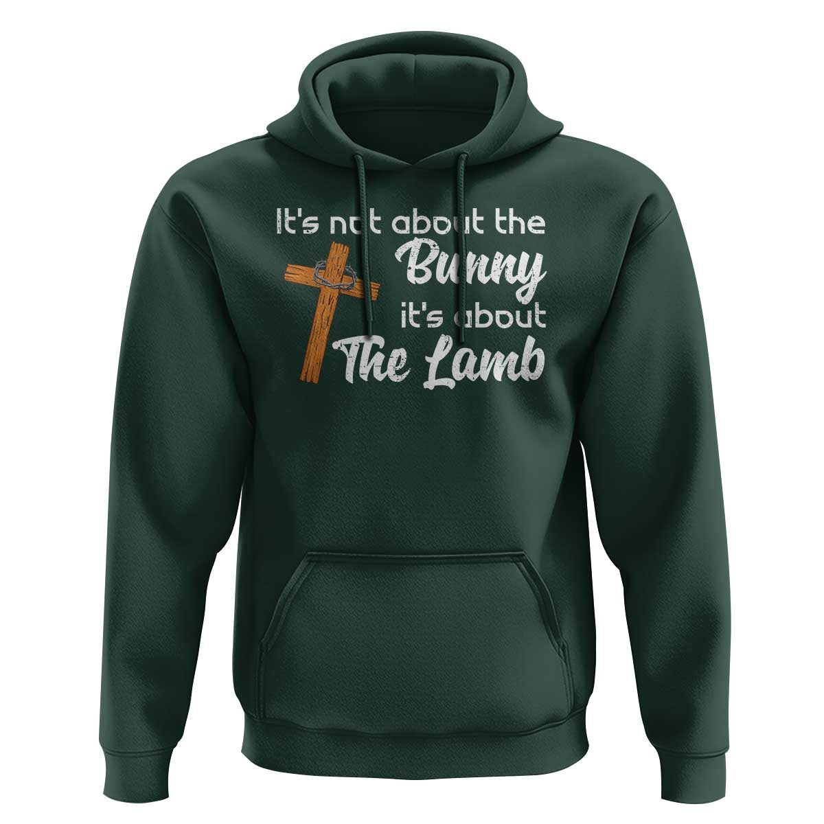 Easter Religious Hoodie It's Not About The Bunny It's About The Lamb