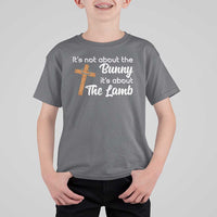 Easter Religious T Shirt For Kid It's Not About The Bunny It's About The Lamb