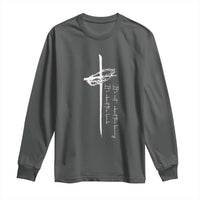 Easter Cross Long Sleeve Shirt Its Not About The Bunny About Lamb