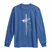 Easter Cross Long Sleeve Shirt Its Not About The Bunny About Lamb