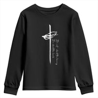 Easter Cross Youth Sweatshirt Its Not About The Bunny About Lamb
