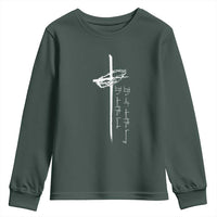 Easter Cross Youth Sweatshirt Its Not About The Bunny About Lamb