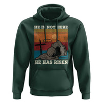 Jesus He is Risen Hoodie Matthew 28:6 Vintage Christian Easter