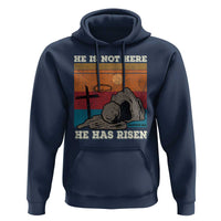 Jesus He is Risen Hoodie Matthew 28:6 Vintage Christian Easter