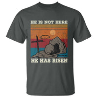 Jesus He is Risen T Shirt Matthew 28:6 Vintage Christian Easter