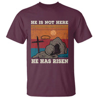 Jesus He is Risen T Shirt Matthew 28:6 Vintage Christian Easter