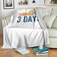 Easter A Lot Can Happen in 3 Days Throw Blanket Retro Religious Easter Christian - Wonder Print Shop