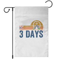 Easter A Lot Can Happen in 3 Days Garden Flag Retro Religious Easter Christian - Wonder Print Shop