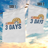 Easter A Lot Can Happen in 3 Days Garden Flag Retro Religious Easter Christian - Wonder Print Shop