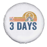 Easter A Lot Can Happen in 3 Days Spare Tire Cover Retro Religious Easter Christian - Wonder Print Shop