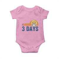 Easter A Lot Can Happen in 3 Days Baby Onesie Retro Religious Easter Christian - Wonder Print Shop