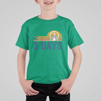 Easter A Lot Can Happen in 3 Days T Shirt For Kid Retro Religious Easter Christian - Wonder Print Shop