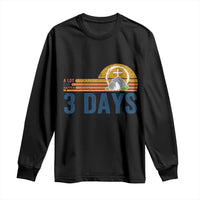 Easter A Lot Can Happen in 3 Days Long Sleeve Shirt Retro Religious Easter Christian - Wonder Print Shop