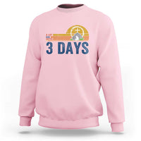 Easter A Lot Can Happen in 3 Days Sweatshirt Retro Religious Easter Christian - Wonder Print Shop