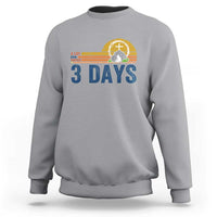 Easter A Lot Can Happen in 3 Days Sweatshirt Retro Religious Easter Christian - Wonder Print Shop