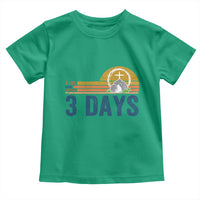 Easter A Lot Can Happen in 3 Days Toddler T Shirt Retro Religious Easter Christian - Wonder Print Shop