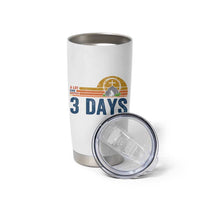 Easter A Lot Can Happen in 3 Days Tumbler Cup Retro Religious Easter Christian - Wonder Print Shop