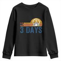 Easter A Lot Can Happen in 3 Days Youth Sweatshirt Retro Religious Easter Christian - Wonder Print Shop