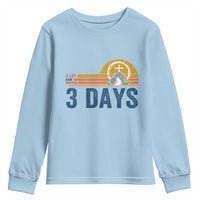 Easter A Lot Can Happen in 3 Days Youth Sweatshirt Retro Religious Easter Christian - Wonder Print Shop