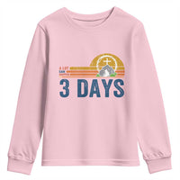 Easter A Lot Can Happen in 3 Days Youth Sweatshirt Retro Religious Easter Christian - Wonder Print Shop