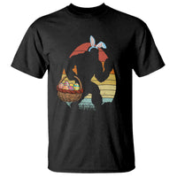 Bigfoot Easter T Shirt Bunny Sasquatch Eggs Retro - Wonder Print Shop