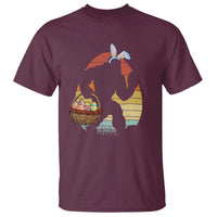 Bigfoot Easter T Shirt Bunny Sasquatch Eggs Retro - Wonder Print Shop