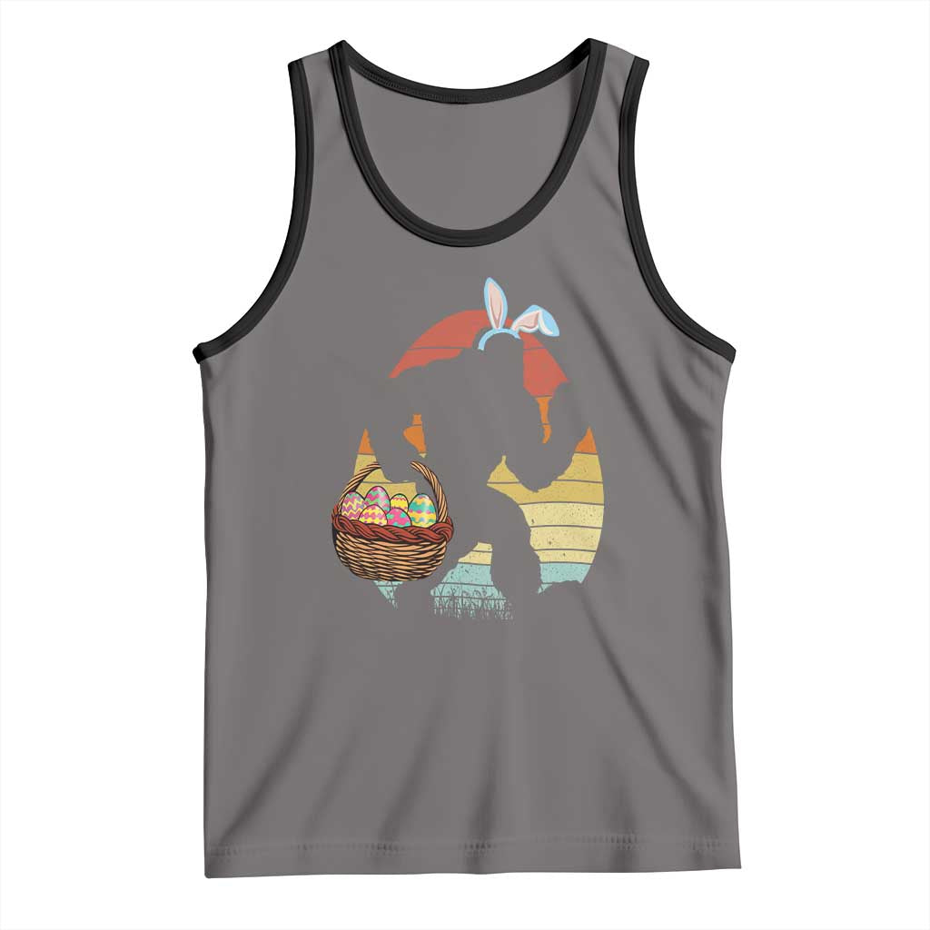 Bigfoot Easter Tank Top Bunny Sasquatch Eggs Retro - Wonder Print Shop