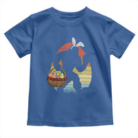 Bigfoot Easter Toddler T Shirt Bunny Sasquatch Eggs Retro - Wonder Print Shop