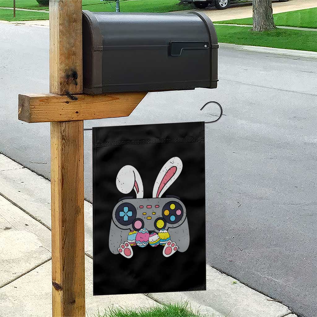 Easter Video Game Garden Flag Bunny Eggs Gaming Gamer - Wonder Print Shop