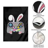 Easter Video Game Garden Flag Bunny Eggs Gaming Gamer - Wonder Print Shop