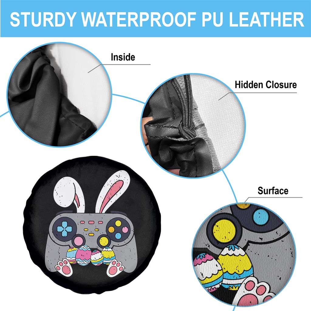 Easter Video Game Spare Tire Cover Bunny Eggs Gaming Gamer - Wonder Print Shop
