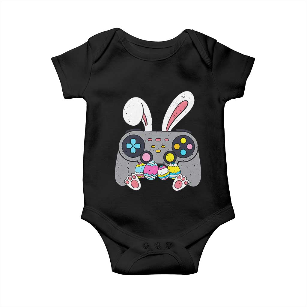Easter Video Game Baby Onesie Bunny Eggs Gaming Gamer - Wonder Print Shop