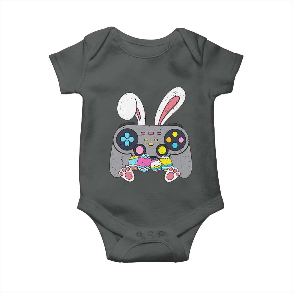 Easter Video Game Baby Onesie Bunny Eggs Gaming Gamer - Wonder Print Shop