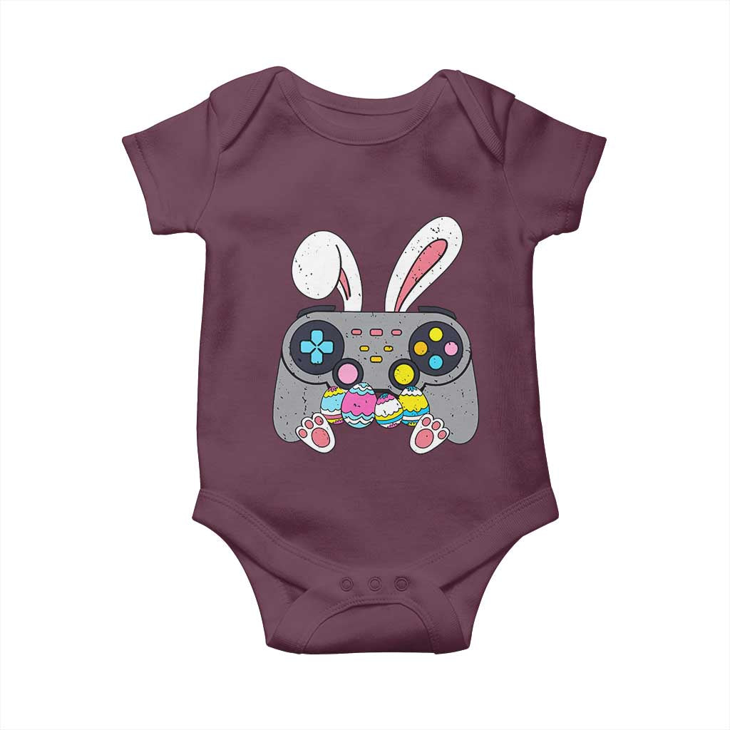 Easter Video Game Baby Onesie Bunny Eggs Gaming Gamer - Wonder Print Shop
