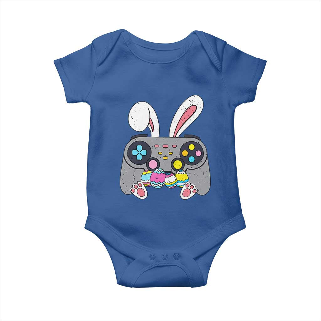 Easter Video Game Baby Onesie Bunny Eggs Gaming Gamer - Wonder Print Shop