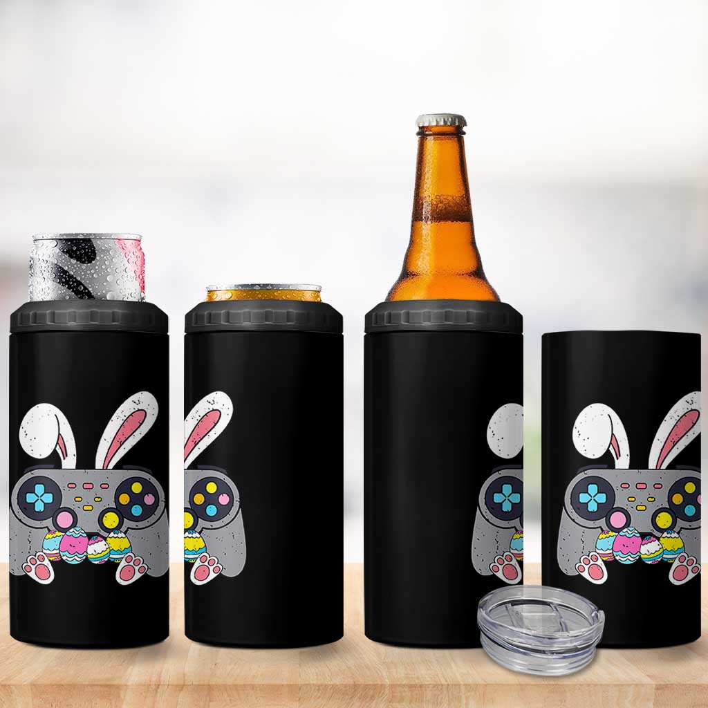 Easter Video Game 4 in 1 Can Cooler Tumbler Bunny Eggs Gaming Gamer - Wonder Print Shop