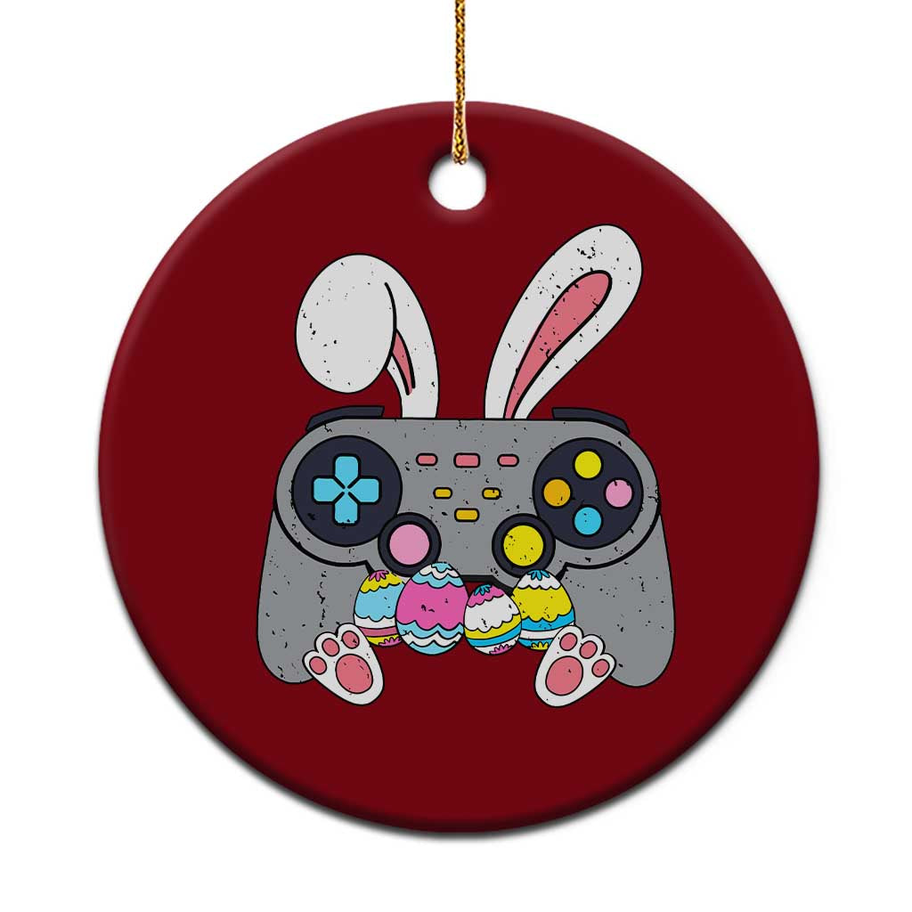 Easter Video Game Ceramic Ornament Bunny Eggs Gaming Gamer - Wonder Print Shop