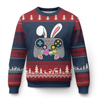 Easter Video Game Ugly Christmas Sweater Bunny Eggs Gaming Gamer - Wonder Print Shop