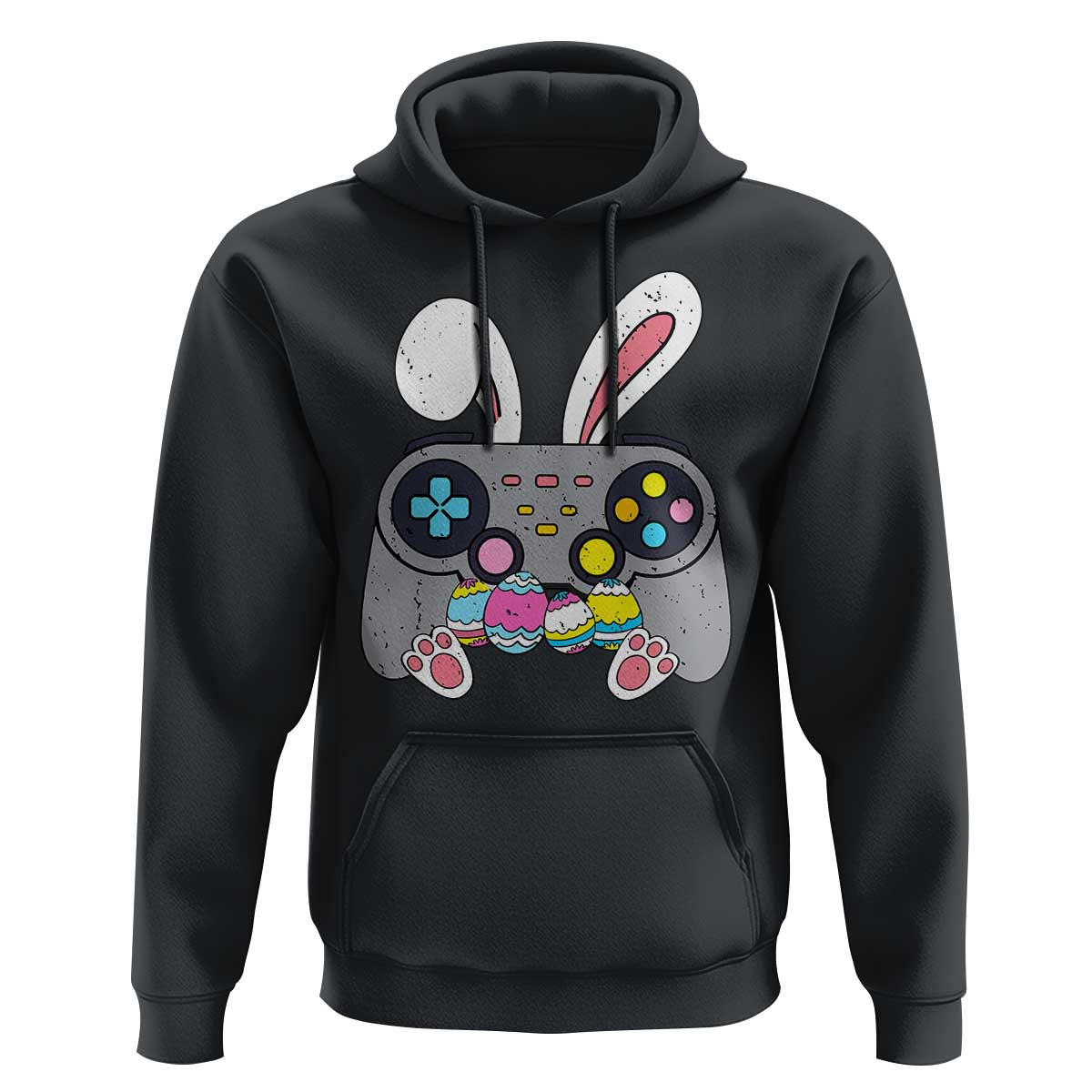 Easter Video Game Hoodie Bunny Eggs Gaming Gamer - Wonder Print Shop