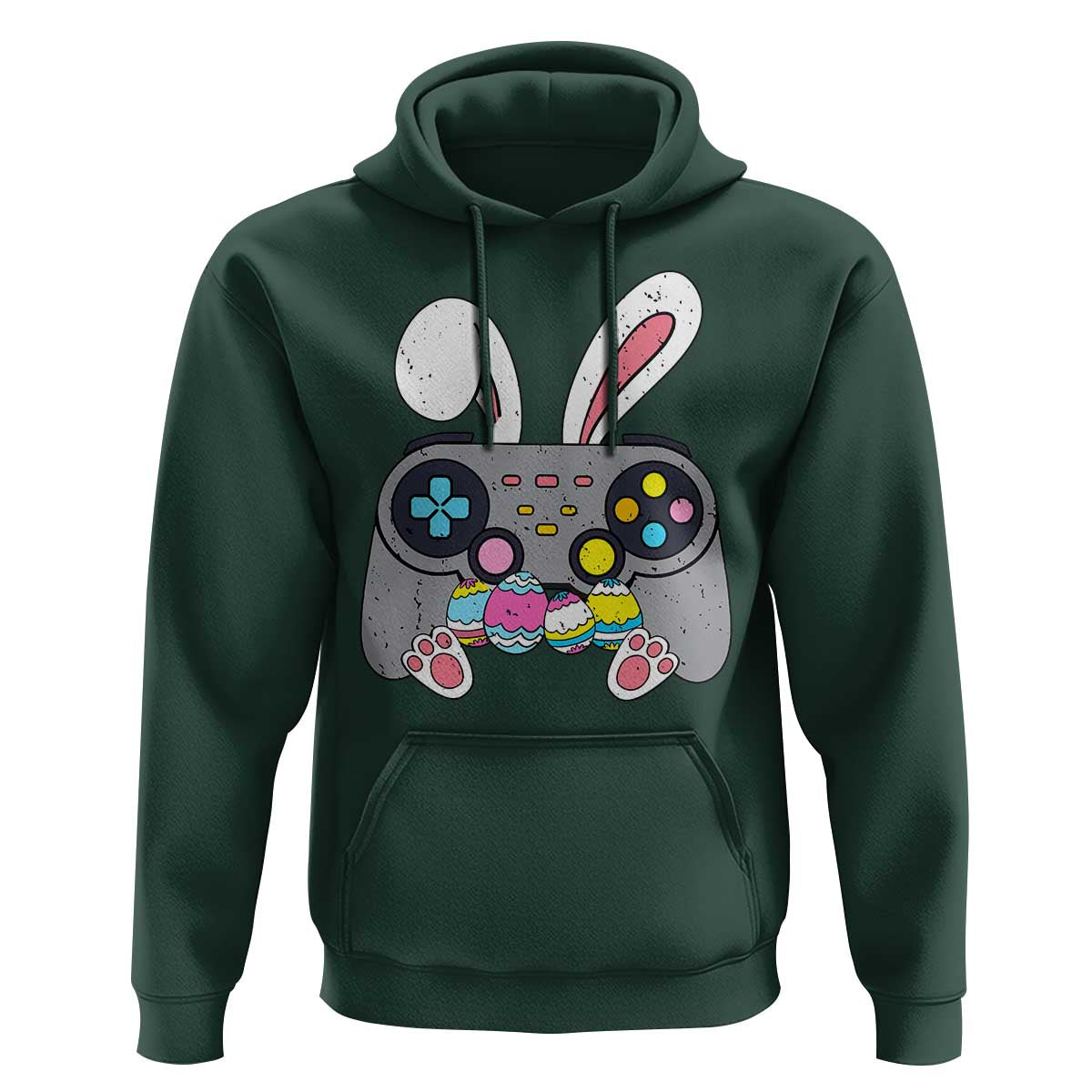 Easter Video Game Hoodie Bunny Eggs Gaming Gamer - Wonder Print Shop