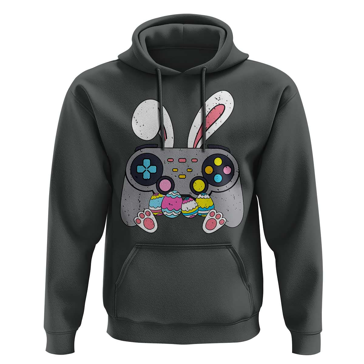 Easter Video Game Hoodie Bunny Eggs Gaming Gamer - Wonder Print Shop