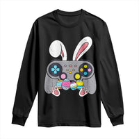 Easter Video Game Long Sleeve Shirt Bunny Eggs Gaming Gamer - Wonder Print Shop