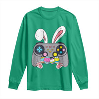 Easter Video Game Long Sleeve Shirt Bunny Eggs Gaming Gamer - Wonder Print Shop