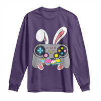 Easter Video Game Long Sleeve Shirt Bunny Eggs Gaming Gamer - Wonder Print Shop