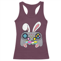 Easter Video Game Racerback Tank Top Bunny Eggs Gaming Gamer - Wonder Print Shop