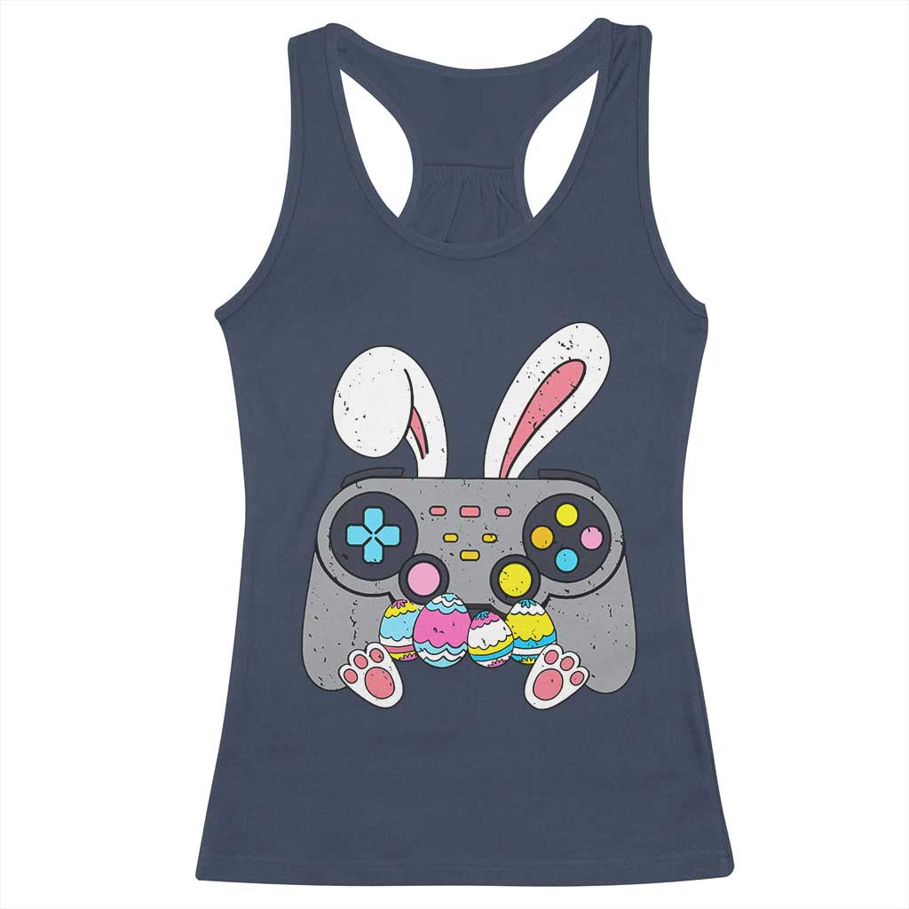Easter Video Game Racerback Tank Top Bunny Eggs Gaming Gamer - Wonder Print Shop