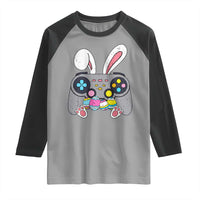 Easter Video Game Raglan Shirt Bunny Eggs Gaming Gamer - Wonder Print Shop